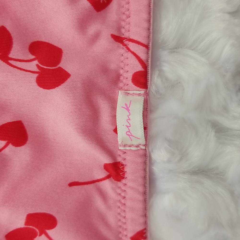 PINK Victoria's Secret Pink with Red Heart Cherries 36D T-shirt Underwire Bra - Picture 5 of 5